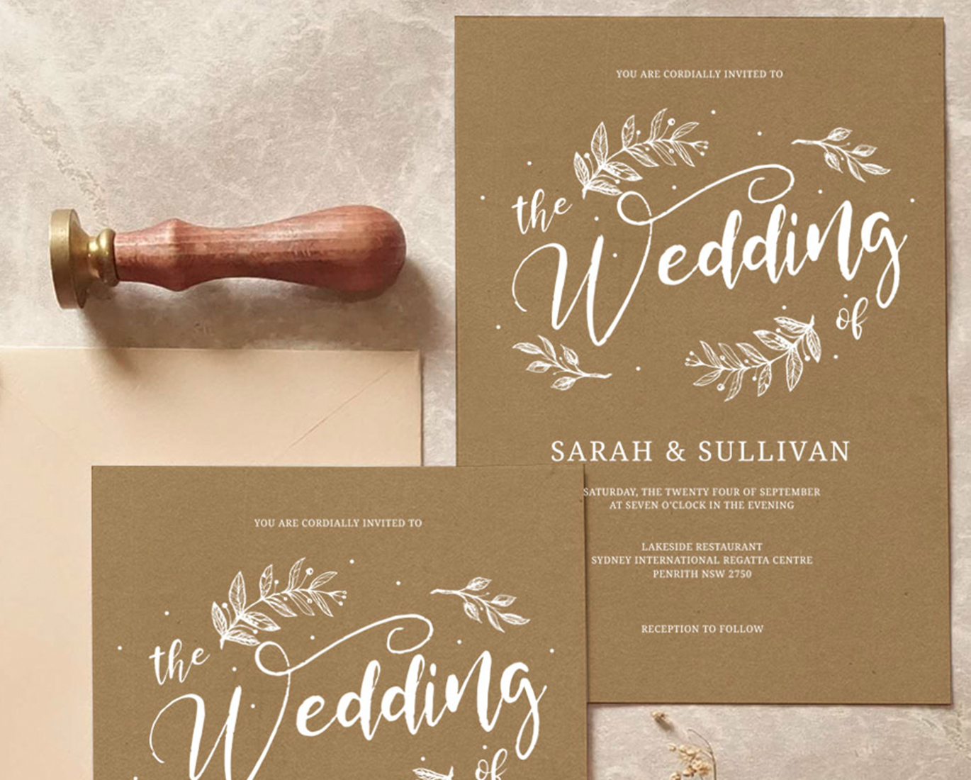 Design and 2025 print invitations